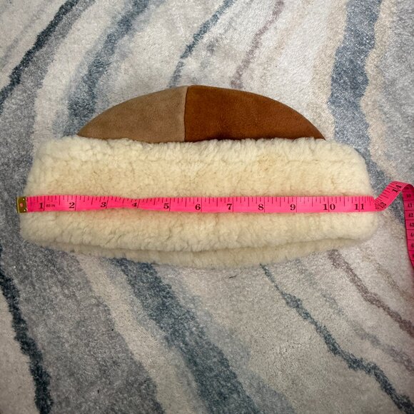 Bucket Hat Suede Fur Lined Soft Fluffy Winter Hat - Picture 5 of 8